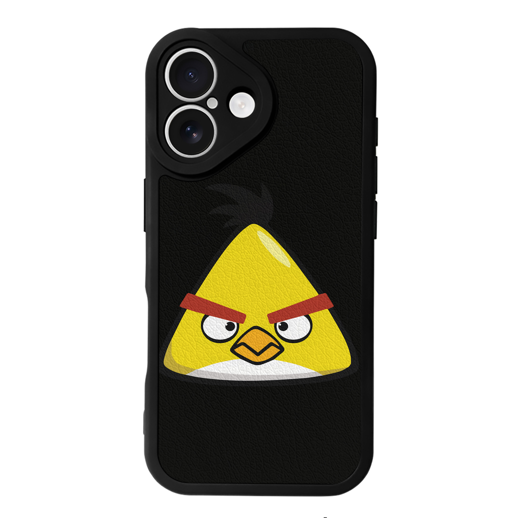 （画像用） Angry Birds アングリーバード 【iPhone 16シリーズ対応】シリコンスマホケース（レザー調） 材質：シリコン